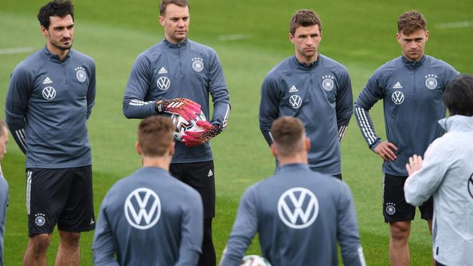 Mats Hummels, Manuel Neuer, Thomas Müller, Joshua Kimmich-Germany
